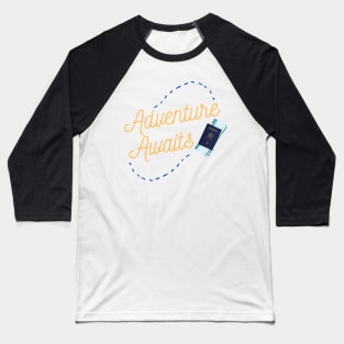 Adventure Awaits Baseball T-Shirt